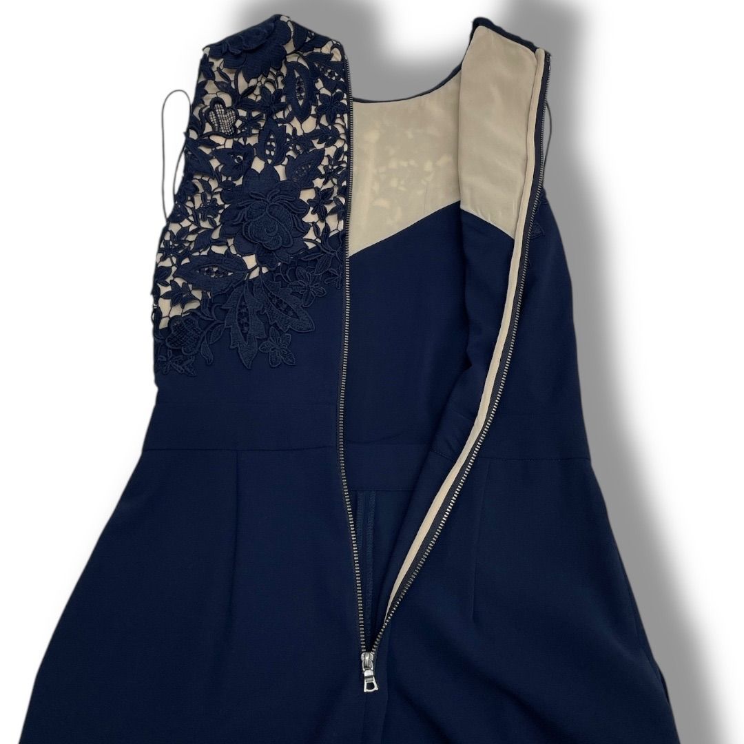 【関税込 日本発送】Alice + Olivia花柄コットンジャンプスーツ alice+olivia アリスオリビア Alice and Olivia 花柄刺繍レース