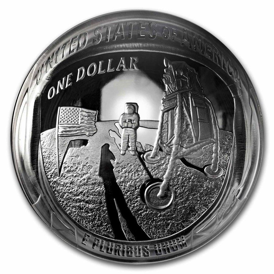 Certified $5 Gold Commemorative 2019-W Apollo 11 50th