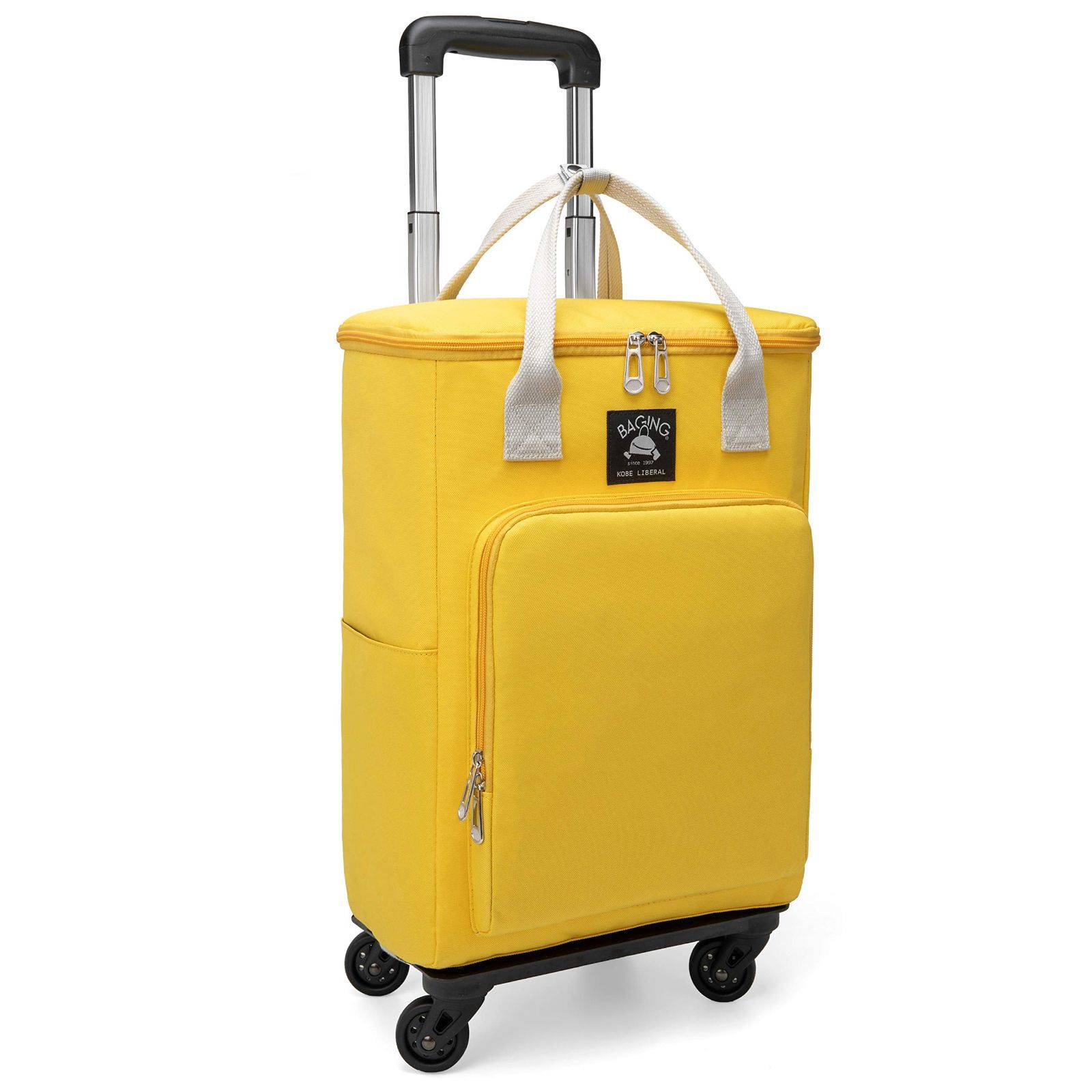 人気商品】(イエロー) 905 完成品 保温保冷 ショッピングカート 軽量 4