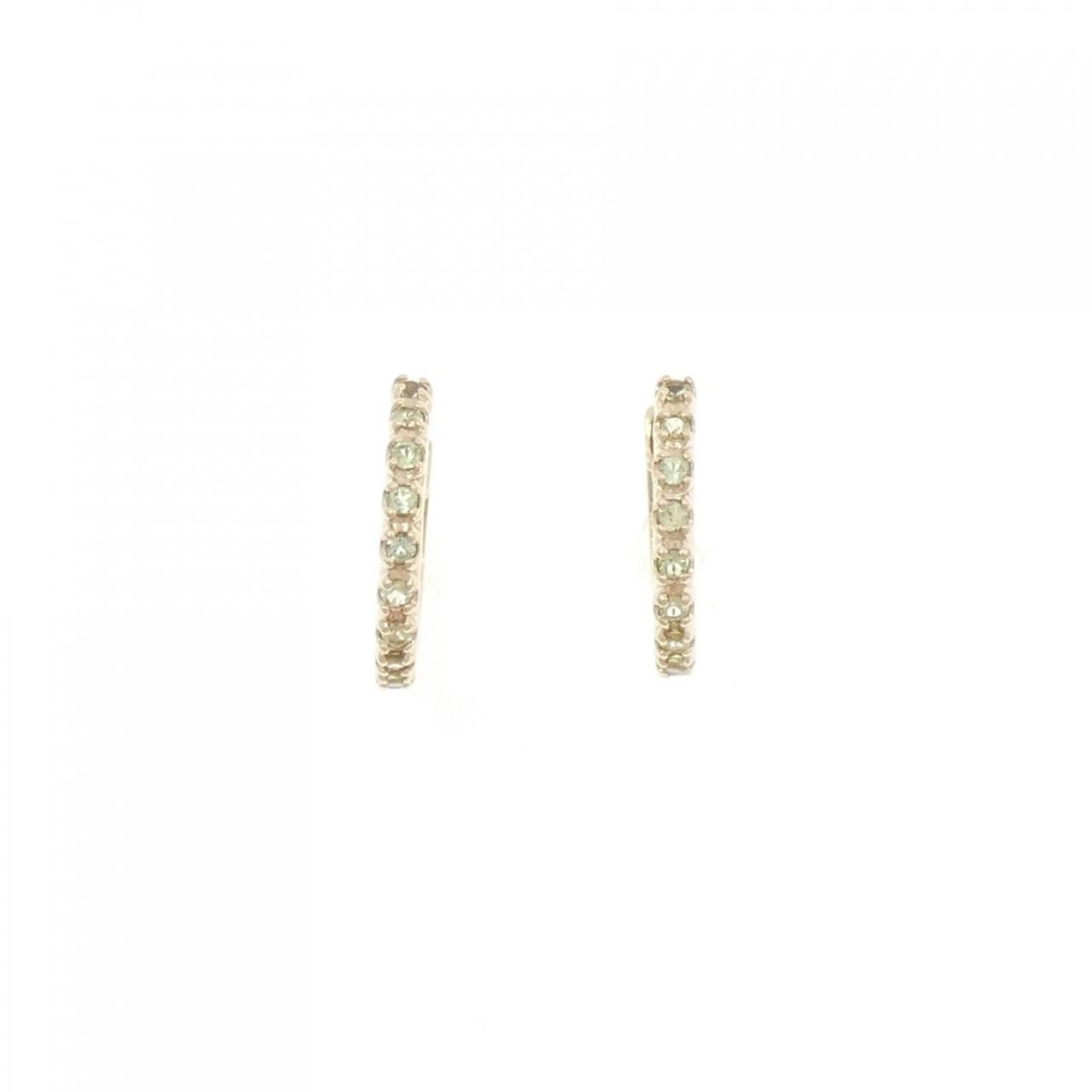 K10YG ペリドット ピアス 0.20CT - メルカリ 