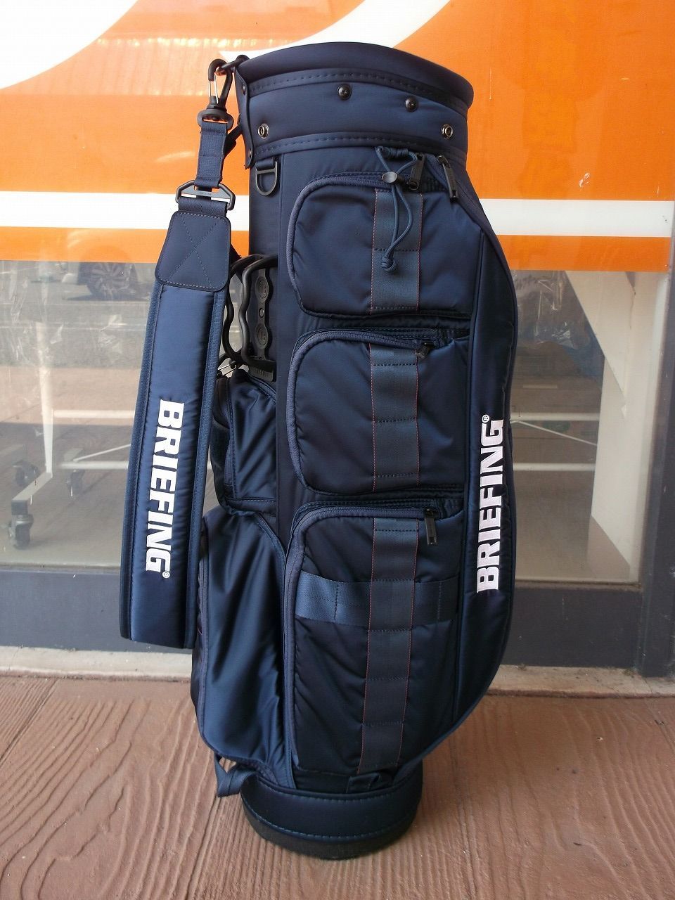 BRIEFING CR-6 ブリーフィング　キャディバッグ　8.5型　ブラック BRIEFING GOLF 最大51% 11/23限定 ブリーフィング ゴルフ キャディ