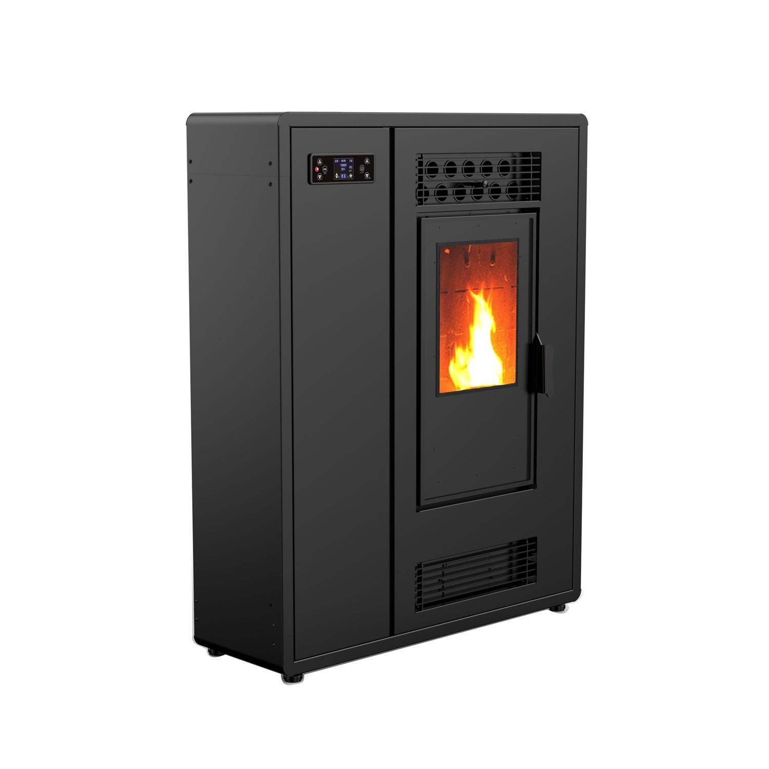 ペレットストーブ と吸排気筒 のセット 大火力とマルチ送風で２部屋同時の暖房が