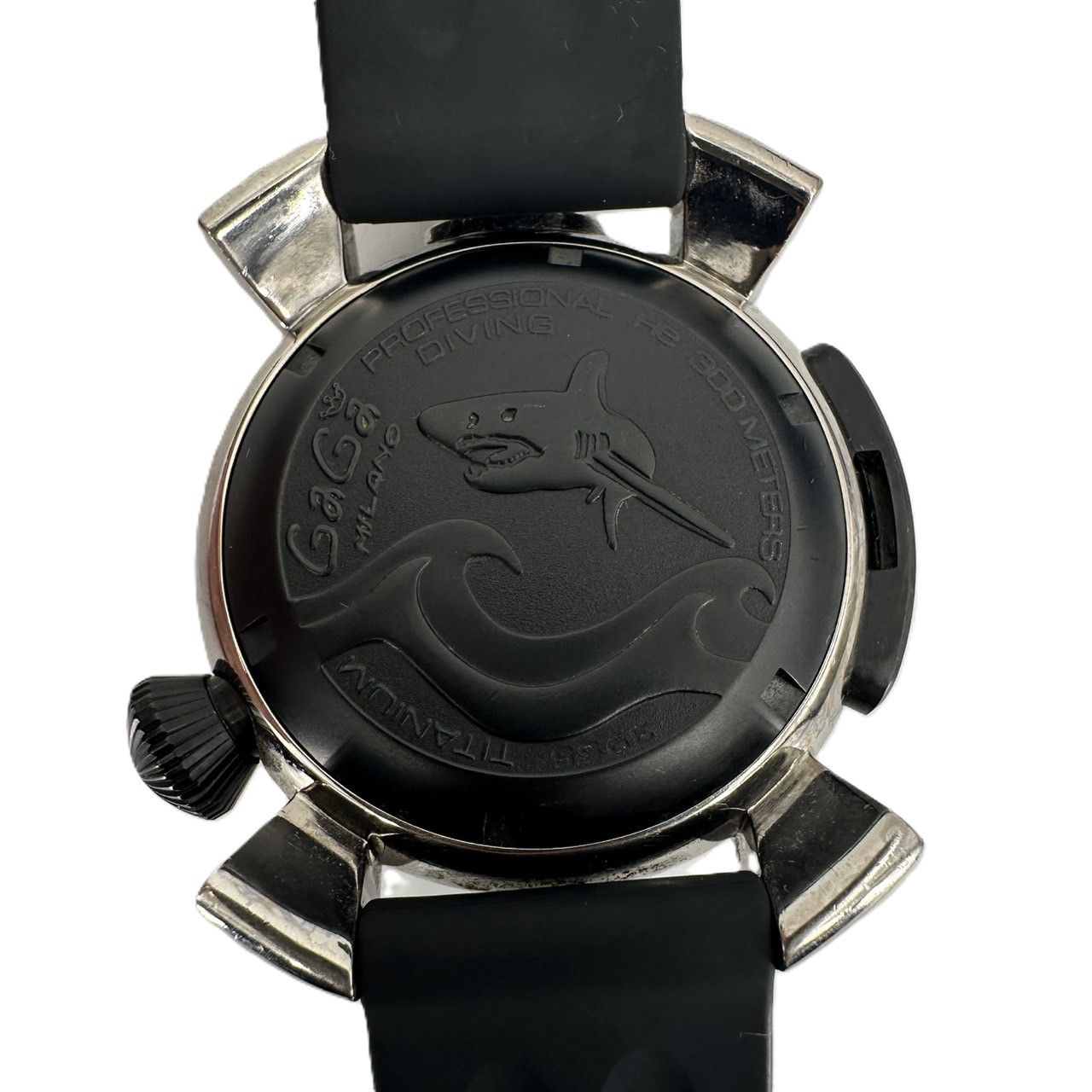 ♪GaGa MILANO ガガミラノ DIVING 48mm 5046 カーボンブラック