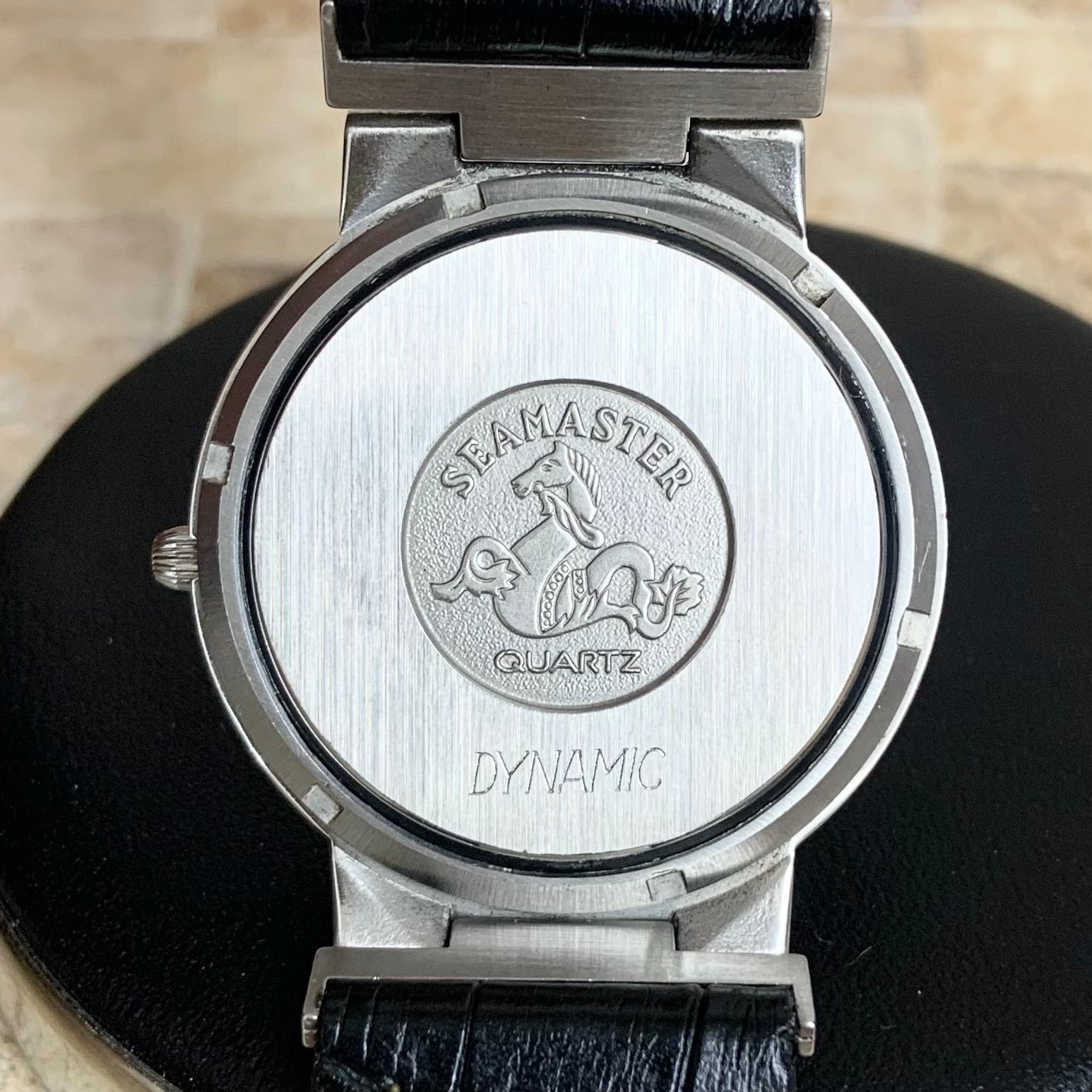 【レア】OMEGA シーマスター ダイナミック アンモナイト 腕時計 レア】OMEGA シーマスター ダイナミック アンモナイト 腕時計 希少 黒