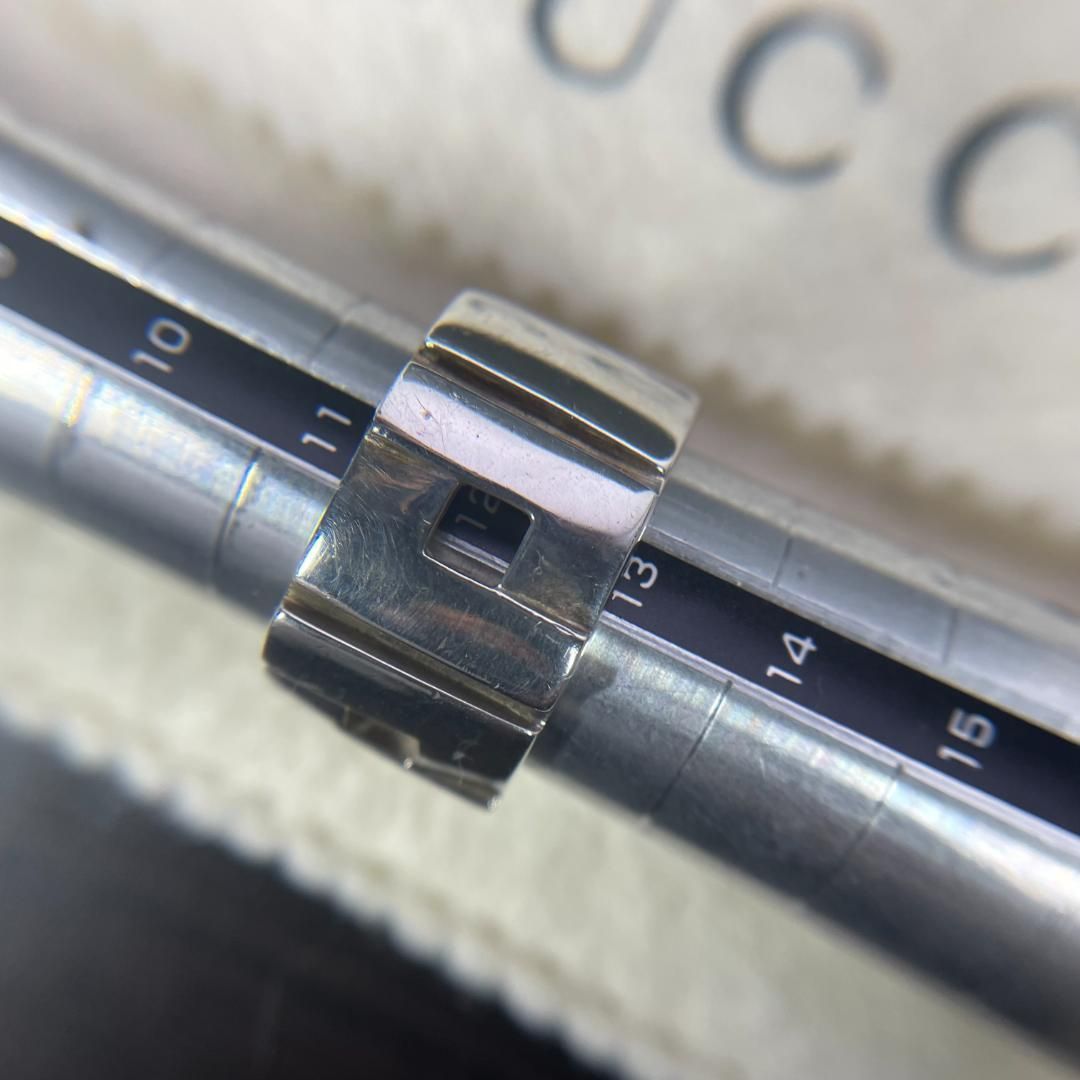 GUCCI グッチ モダニスト リング sv 925 12号 - メルカリ GUCCI グッチ モダニスト リング sv 925 12号 - メルカリ