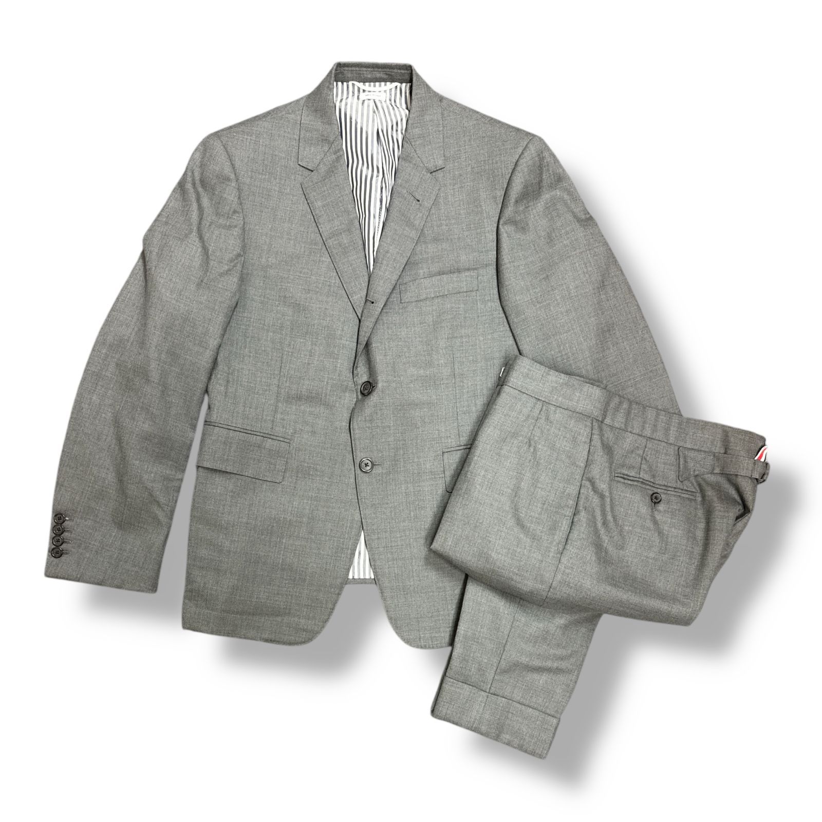 THOM BROWNE ハイアームホール プレーンウェーブスーツ