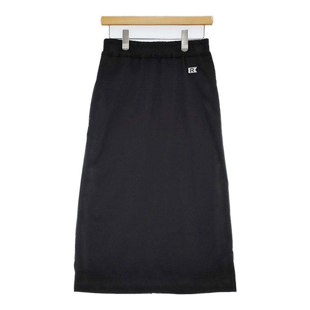 R-D.M.Co- ジャージートラックスカート 定価37400円 6415 S ロングスカート ブラック レディース マンズテーラー 5-0930M♪