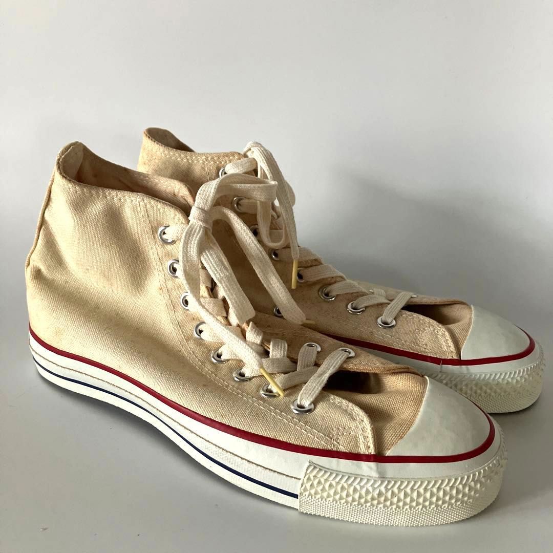 USA製 CONVERSE ALL STAR コンバース オールスター ハイカット 白 27cm