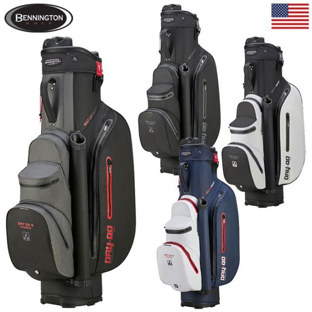 BENNINGTON ZONE ゴルフ・キャディバッグ14分割グレー&レッド新品