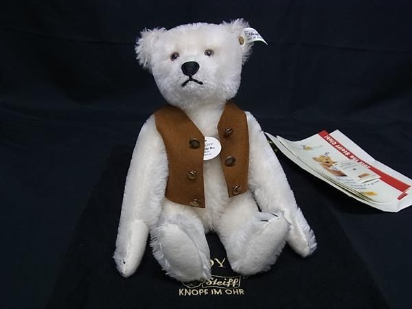 Steiff - ■極美品■ Steiff シュタイフ 407178 Teddy Bear BU ベア くま クマ ぬいぐるみ アイボリー系 FN0604 □極美品□ Steiff シュタイフ 407178 Teddy Bear BU ベア くま