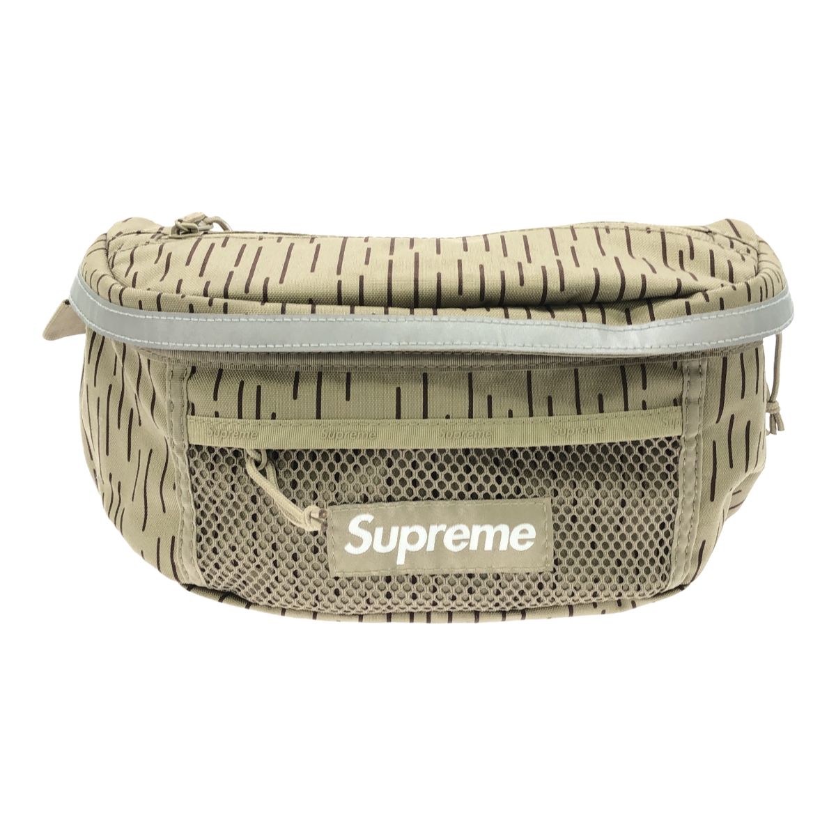 美品！supreme シュプリーム 18ss ウエストバッグ　ベージュ Supreme waist bag ウエストバック ベージュ TAN Supreme シュプリーム