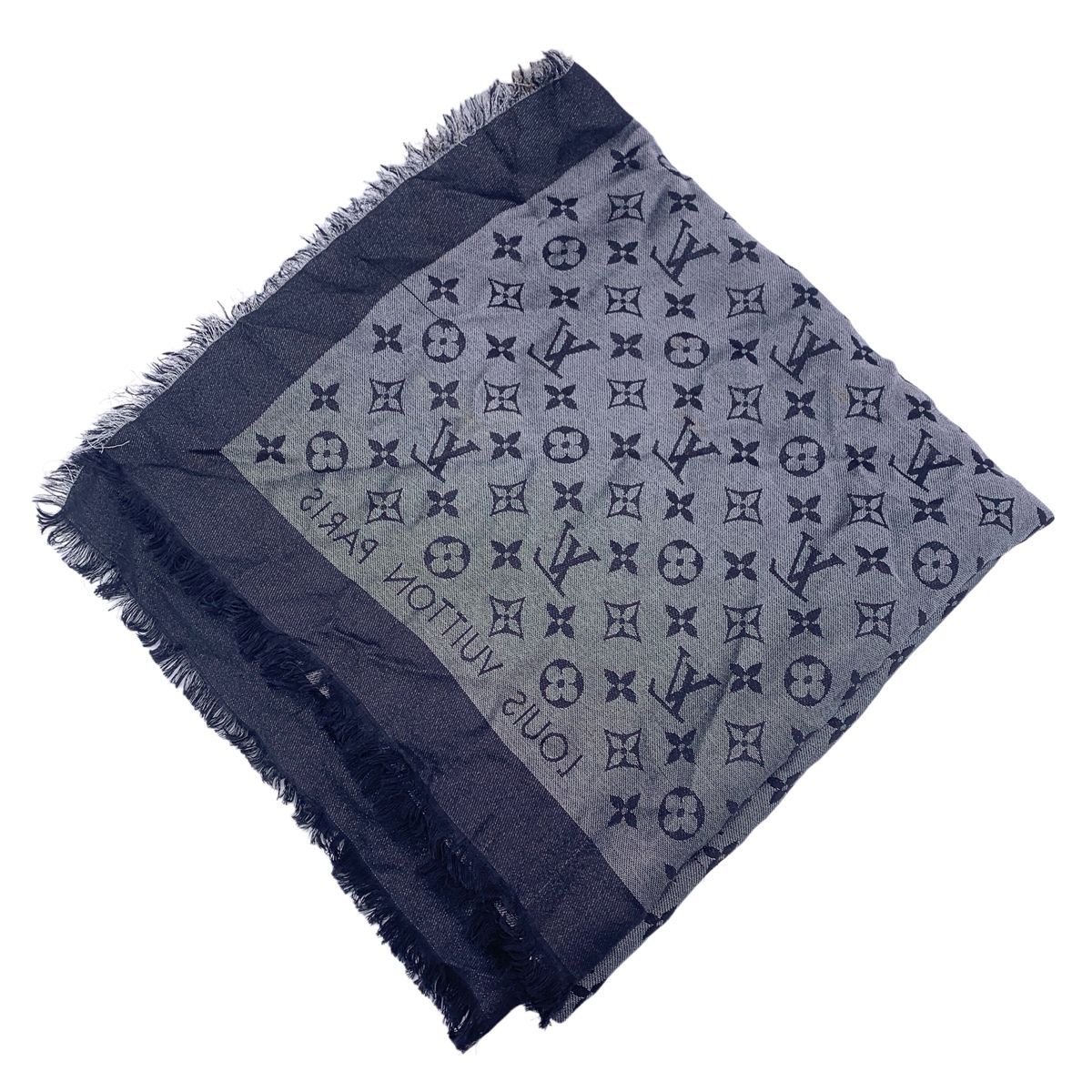 中古】 LOUIS VUITTON ルイ・ヴィトン マフラー・ストール ショール