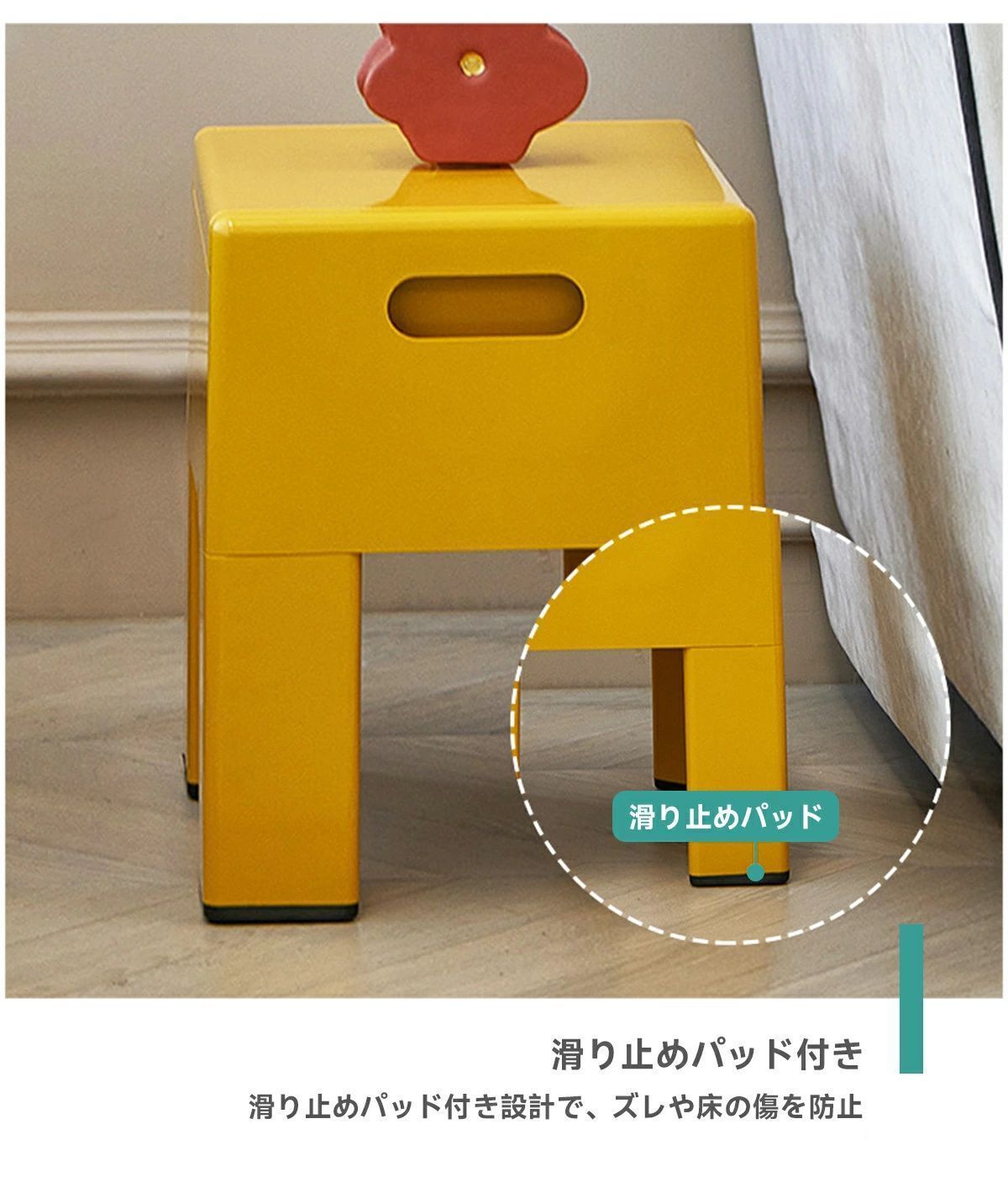 収納付きシンプルロースツール