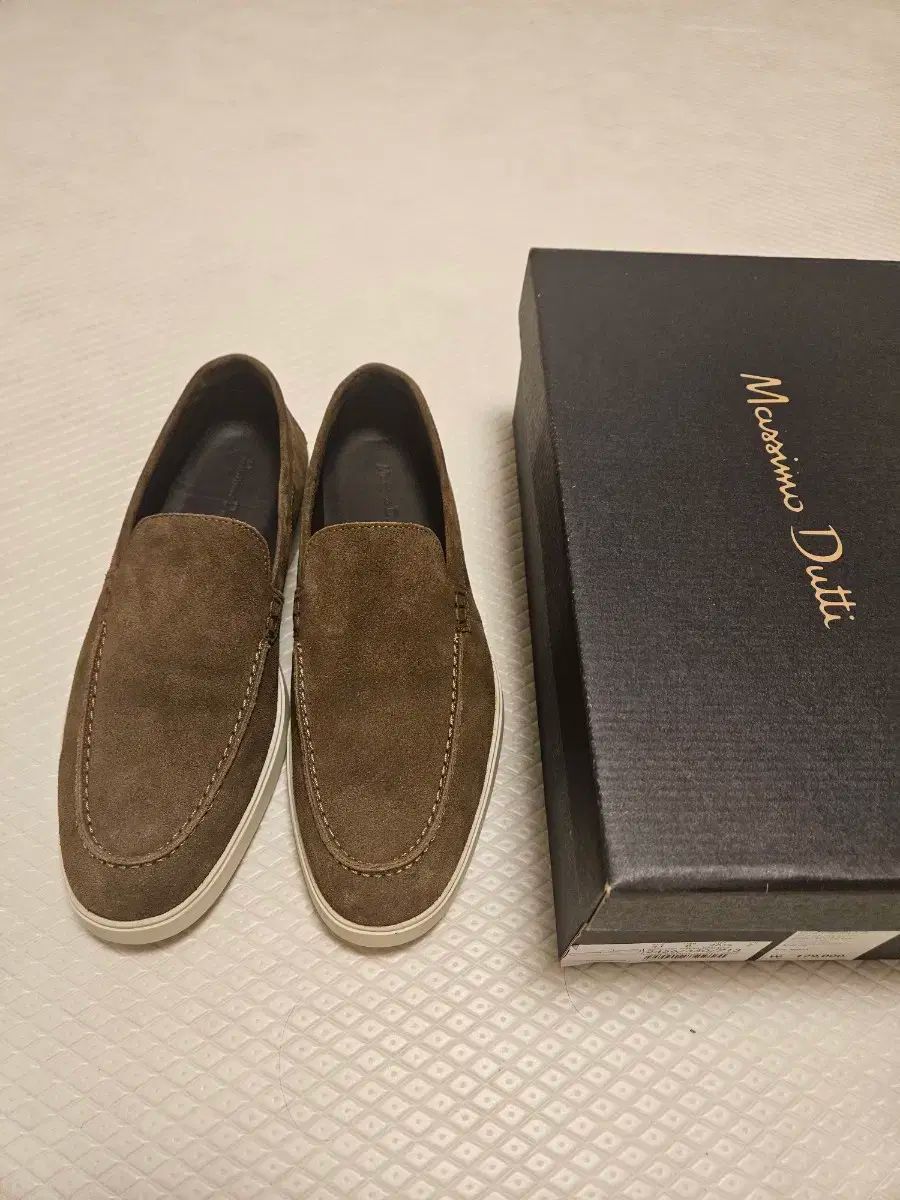 Massimo Dutti マッシモドゥッティ スエードローファー モカブラウン 270