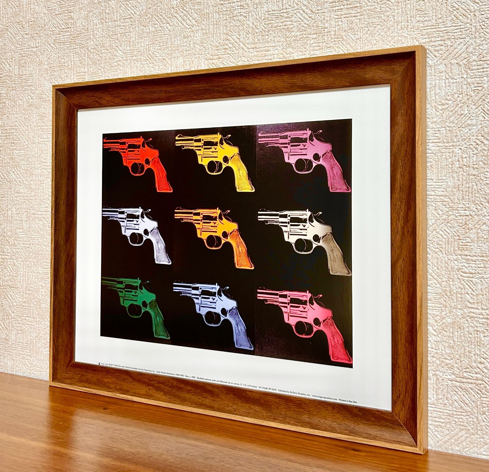 新品☆額縁付アートポスター(BRUCE MCGAW GRAPHICS)☆アンディ