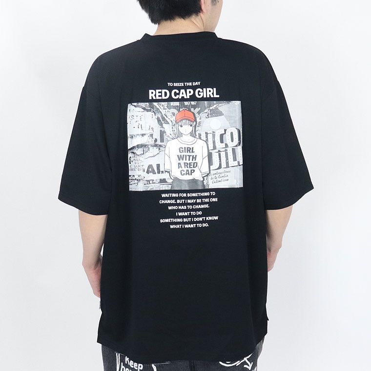 【大きいサイズ】レッドキャプガール 接触冷感 クルーネック半袖Tシャツ Amazon | [RED CAP GIRL] [レッドキャップガール] Tシャツ