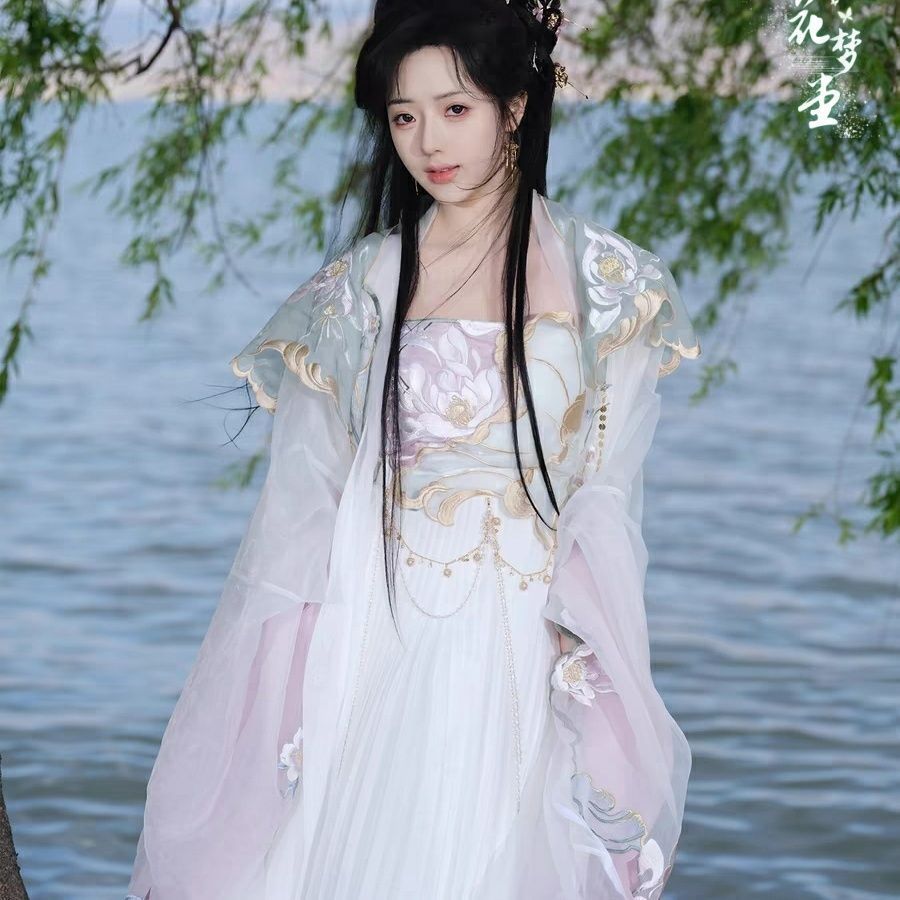 漢服 ト ステージ衣装 中華風 コスプレ 仙女服 華服 撮影 ハロウィンコスプレセット イベント 撮影会 舞台衣装 文化祭 推し活HF―014