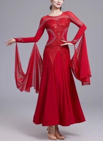 社交ダンスドレス スタンダードドレス デモ用 ルンバ オーダーメイド