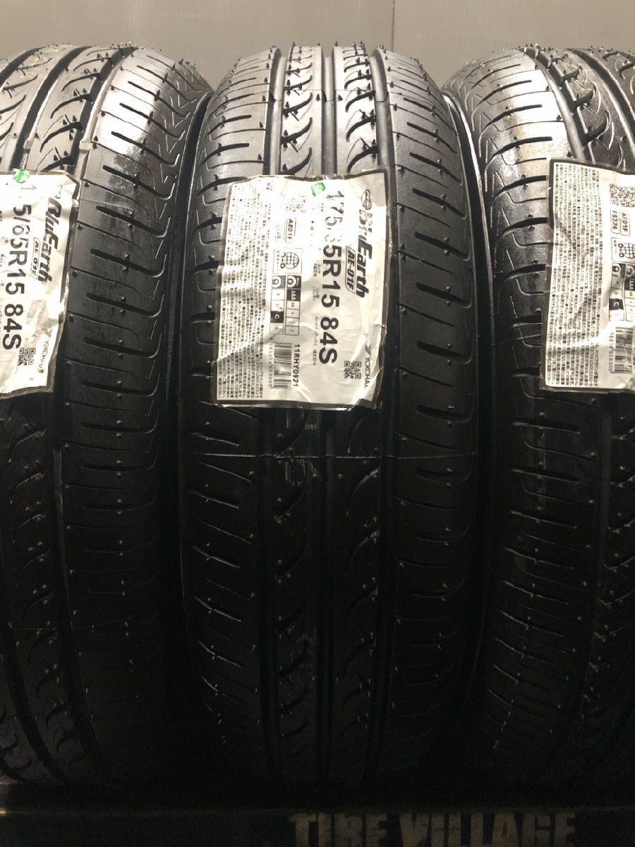 新品 YOKOHAMA BluEarth AE-01F 175/65R15 15インチ 夏タイヤ 4本 21年