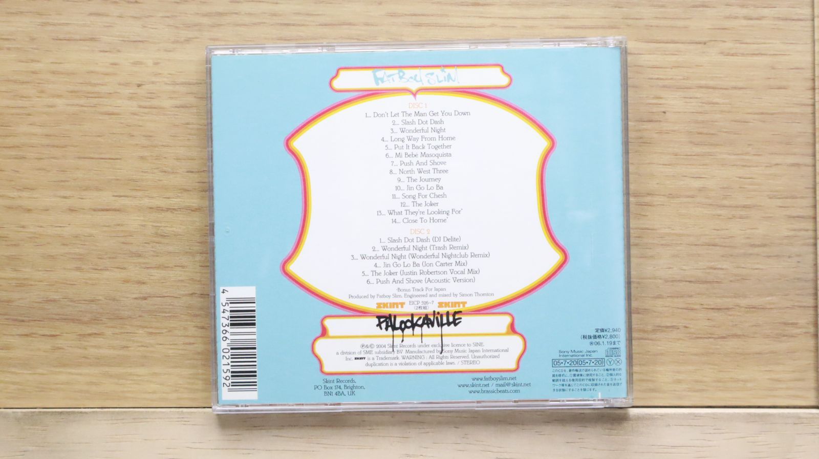 ファットボーイスリム ミラー ノベルティ 国内盤CD☆ファットボーイ・スリム/Fatboy Slim