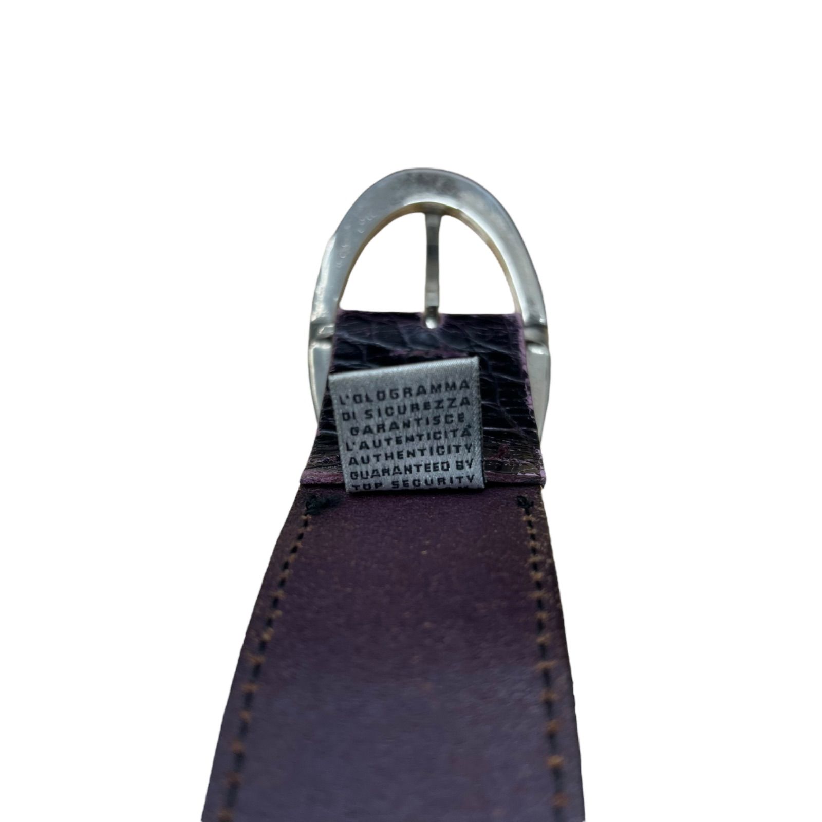 ドルチェアンドガッバーナ クロコ 型押しレザーベルト ドルガバ ベルト