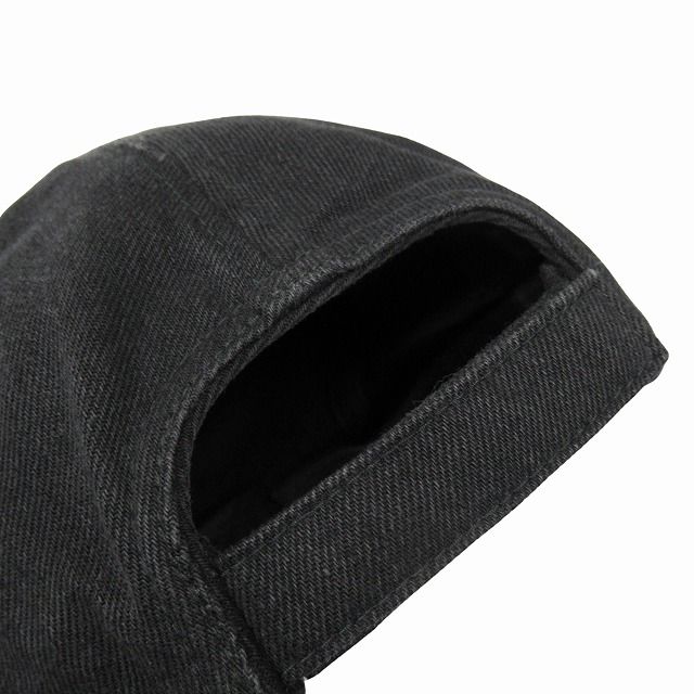 MIUMIU デニム ベースボールキャップ ブラック 極美品 25SS ミュウ