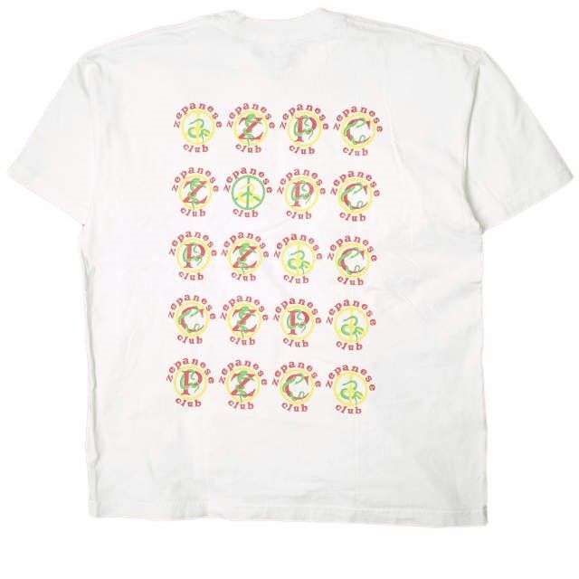 Zepanese Club ゼパニーズクラブ アメリカ製 LOGO TEE ラスタカラー