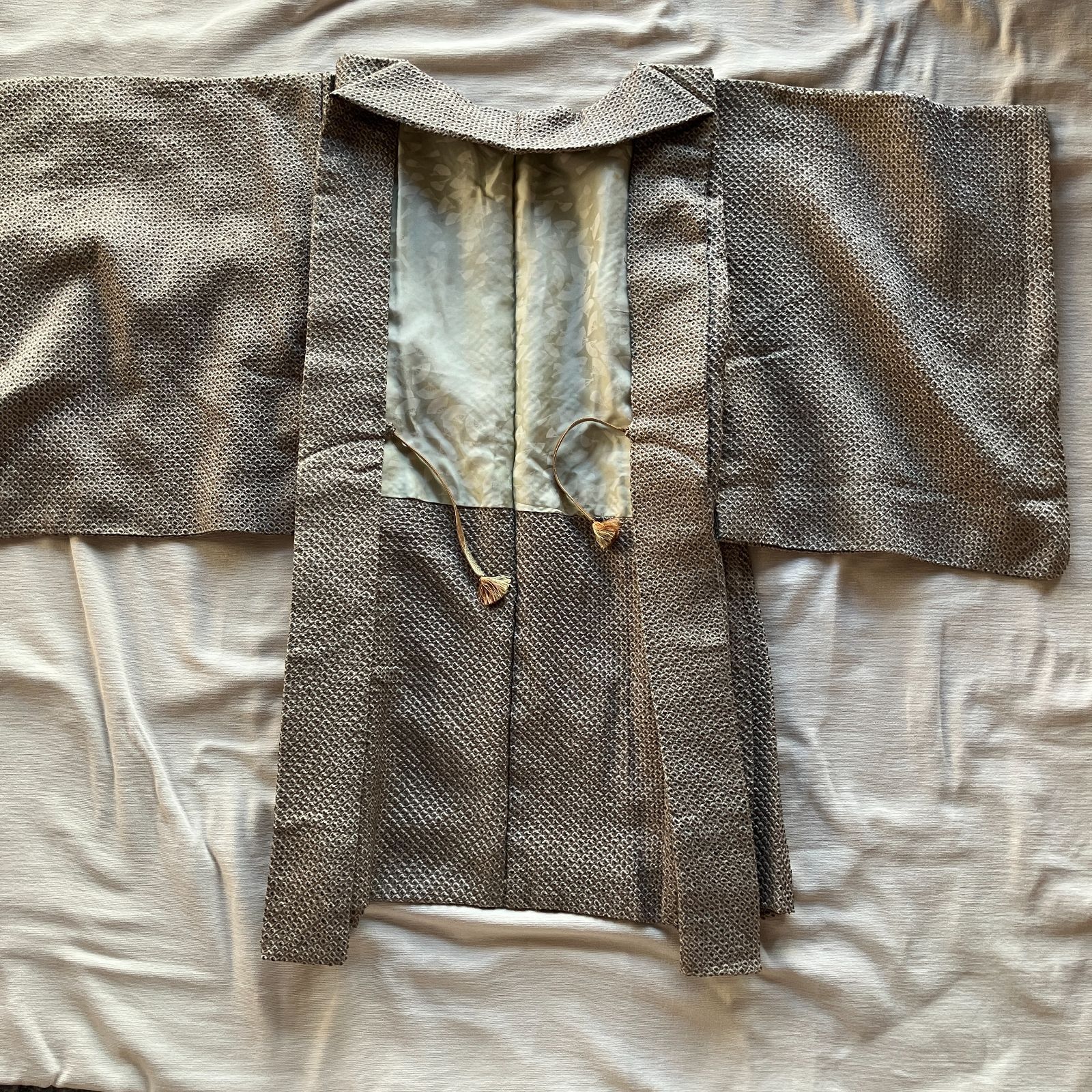 kimono jacket 絞り羽織3点おまとめ 着用可 古布 リメイク