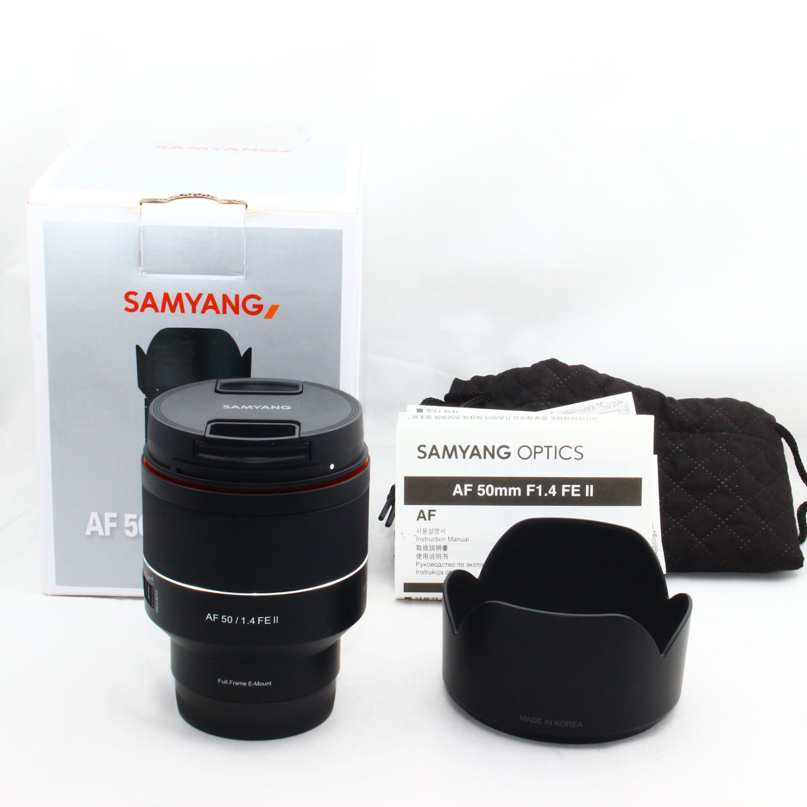 SAMYANG 単焦点レンズ AF 50mm F1.4 FE II ソニー α Eマウント フルサイズ対応