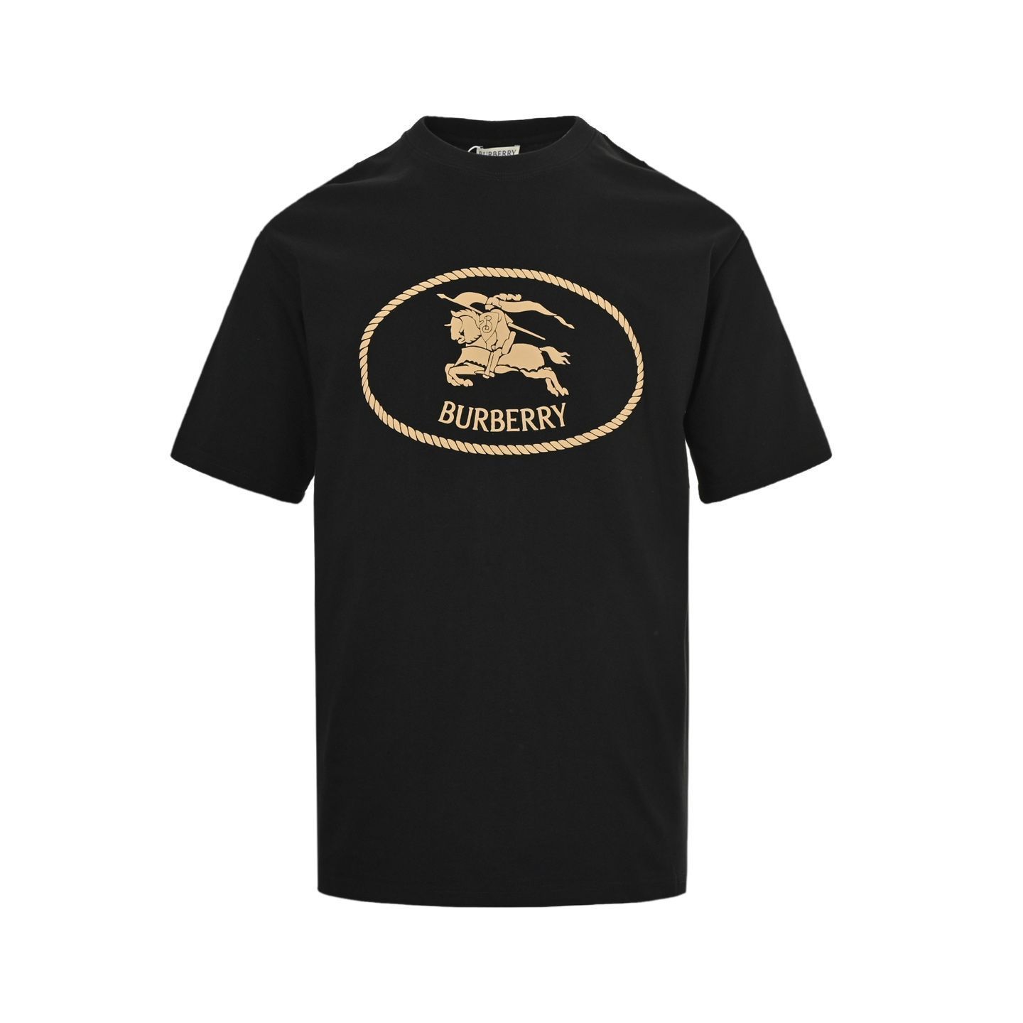 BURBERRY Tシャツ 今日特価】Burberry 25ss 円形ウォーホースプリント T シャツ