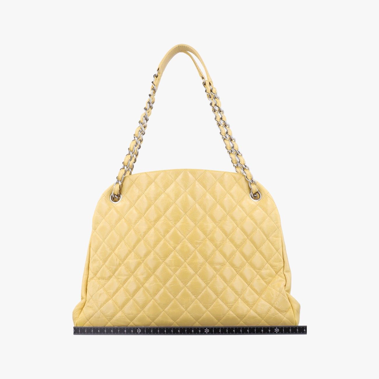 シャネルChanelマドモアゼル ボーリングイエローレザーA6687915761363