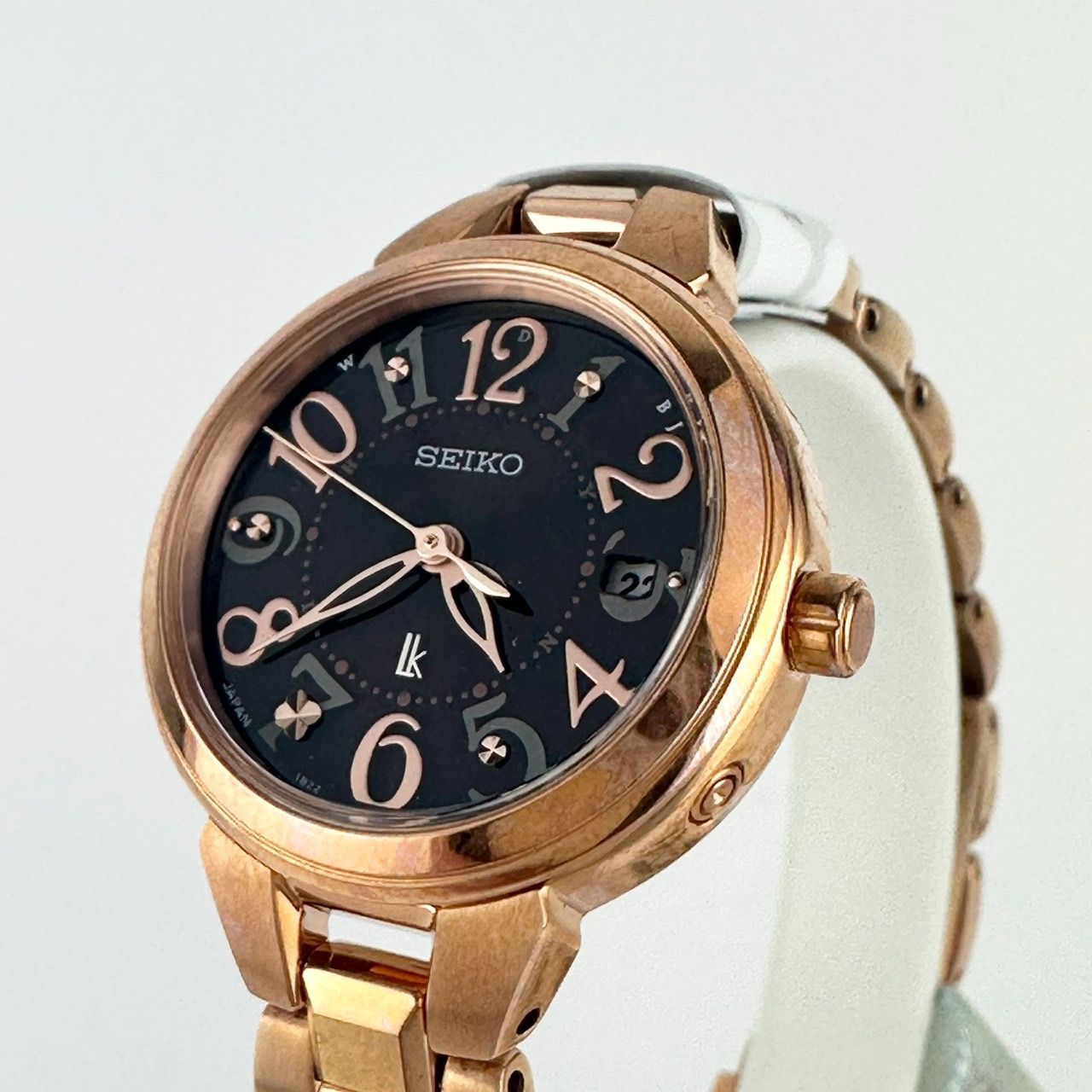SEIKO セイコー LUKIA ルキア 腕時計 SSVW190 レディース ピンクゴールド