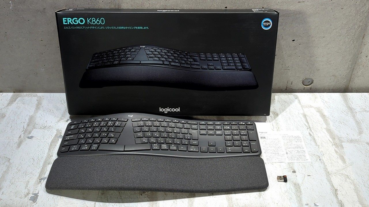 状態良好美品 Logicool ロジクール ERGO K860 ロジクール MX ERGO