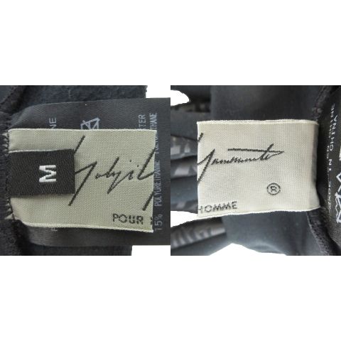  ヨウジヤマモト YOHJI × ニューエラ ERA グローブ 手袋 切替 総柄 ロゴ M 黒 ブラック AO 4 GY 18 手袋 小物