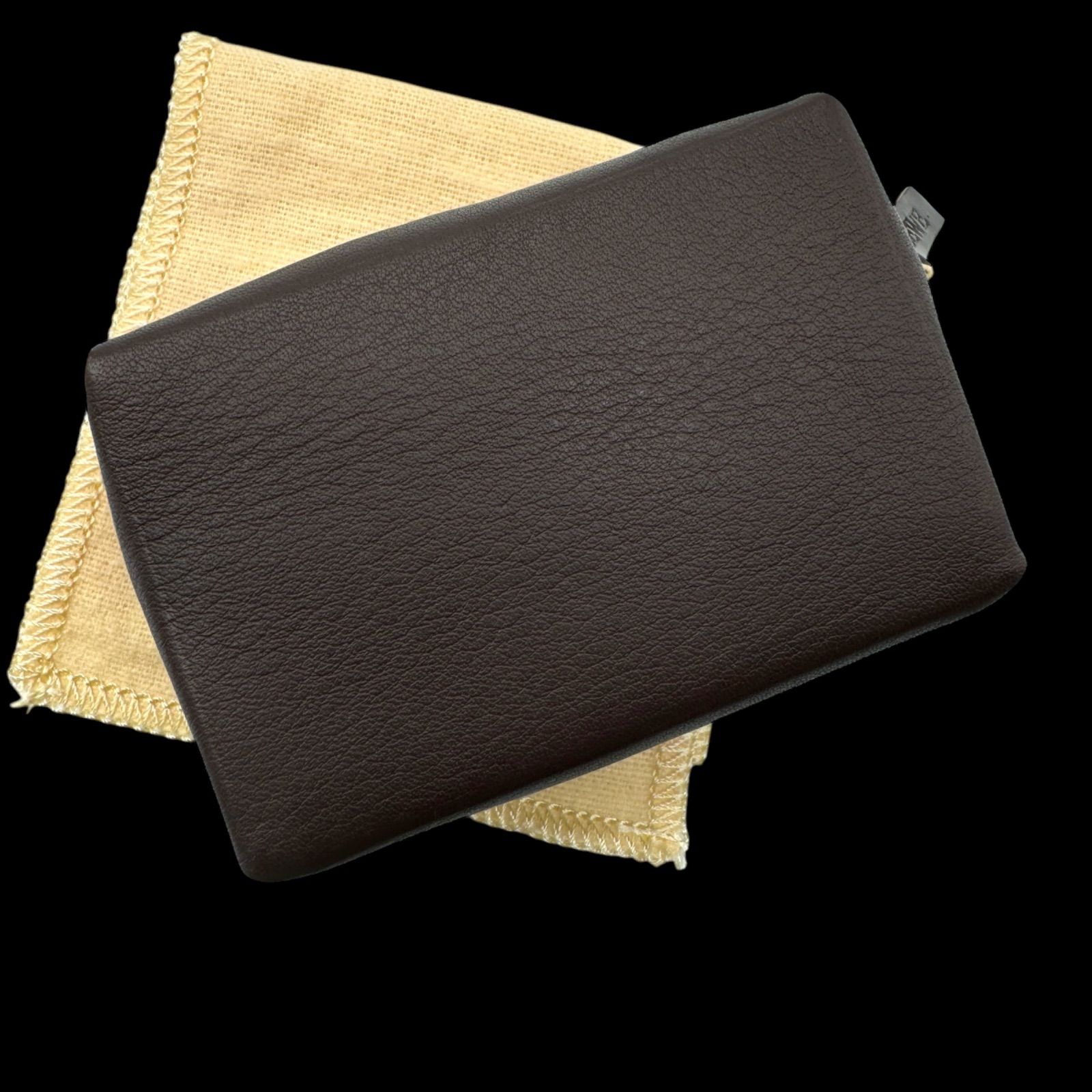 極美品 LOEWE ロエベ コインケース ポーチ レザー ロゴ ブラウン 極美品 LOEWE ロエベ コインケース ポーチ レザー ロゴ ブラウン