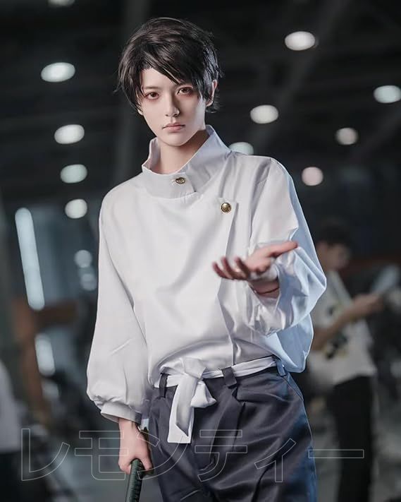 乙骨 憂太 コスプレ ウィッグ付き 特級呪術師 呪術廻戦 コスプレ衣装