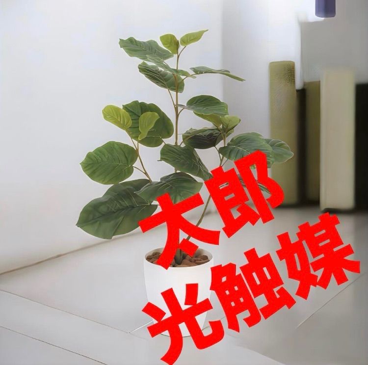 光触媒 人工観葉植物 フェイクグリーン ウンベラータ高さ80センチ