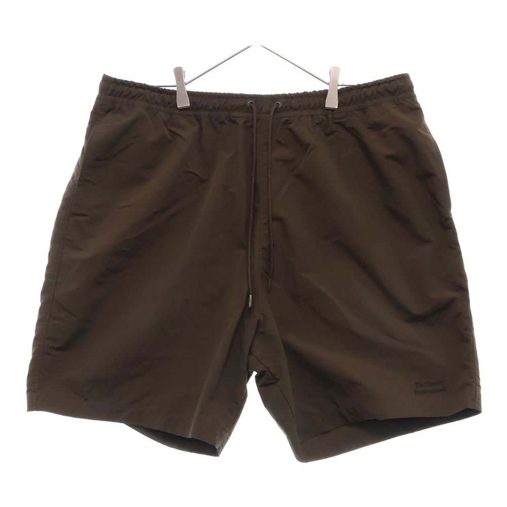 The Ennoy Professional (エンノイプロフェッショナル) 22SS Nylon Short Pant ロゴ刺繍ナイロンハーフパンツ ショーツ ショートパンツ カーキ SS22BRENPT02LV