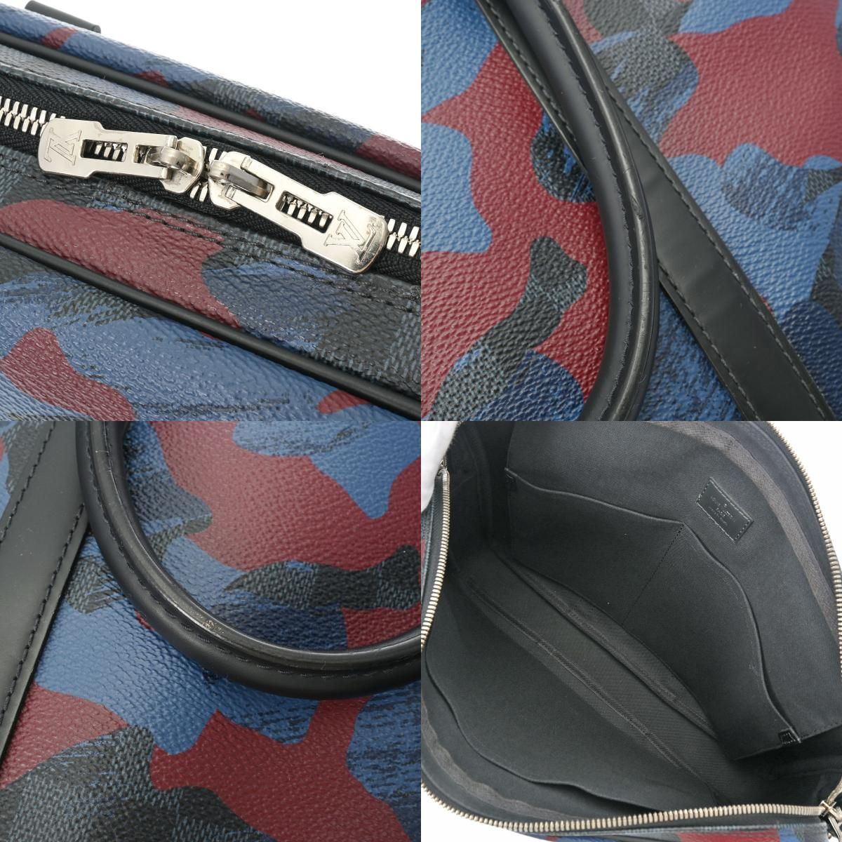 ルイヴィトン PDV 迷彩柄 ブラック/レッド/ブルー N41508 メンズ