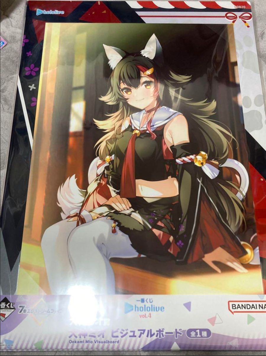 ホロライブ 大神ミオ ビジュアルボード - メルカリ