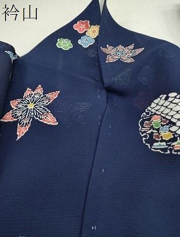 平和屋着物＊夏物　小紋　絽　縞　暈し染め　洗える着物　未使用　AABC9848jd 平和屋着物＊夏物 小紋 絽 横縞 暈し染め 正絹 逸品 AAAY2956fy