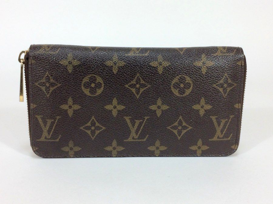 ルイヴィトン 長財布 モノグラム ジッピーウォレット 【極美品