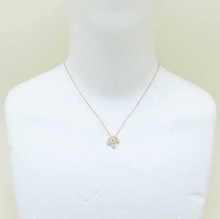 HARRY WINSTON ハリーウィンストン リリークラスター ミニ ネックレス  