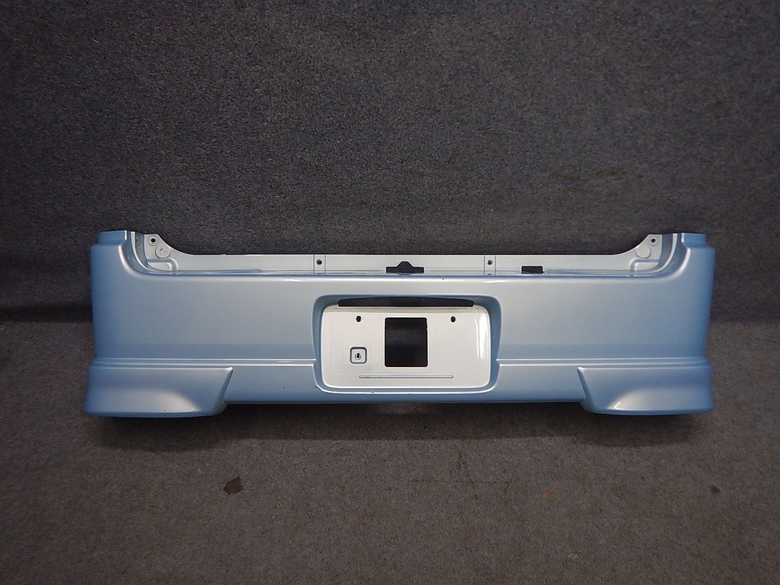 スズキ エブリィワゴン DA64W リアバンパー スポイラー付 71811-68H61 アクアマリンブルーオパールメタリック 水色 ZCT 101974