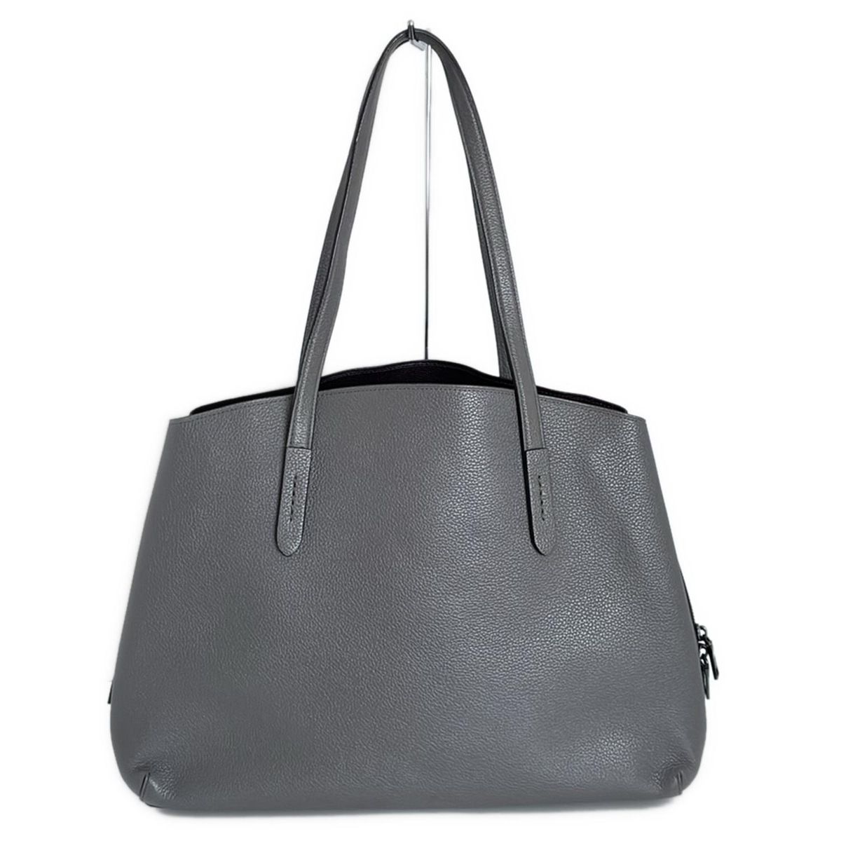 【美品】 COACH コーチ ドリーマー ハンドバッグ レザー グレー スエード COACH(コーチ) トートバッグ チャーリーキャリオール40 78220