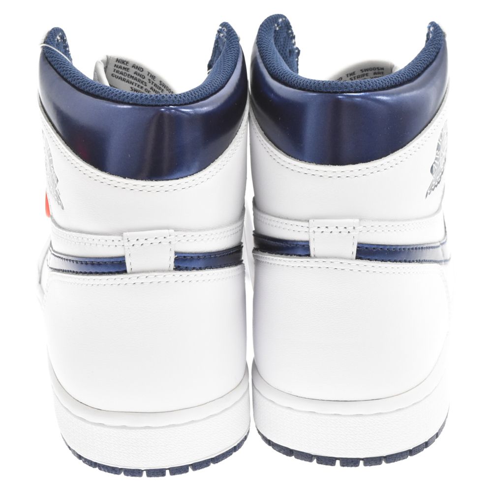 NIKE (ナイキ) AIR JORDAN 1 RETRO HIGH OG METALLIC NAVY 555088-106