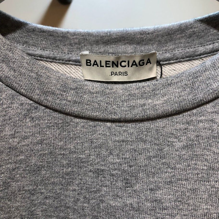 Balenciaga バレンシアガ スウェット メンズ グレー サイズ L Balenciaga バレンシアガ スウェット メンズ グレー サイズ L