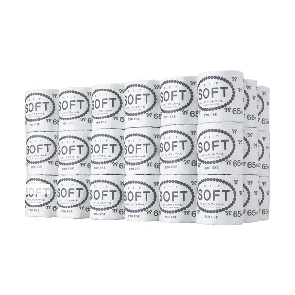 太洋紙業 トイレットペーパー ソフト パール シングル 芯あり 65m 1ケース 100ロール