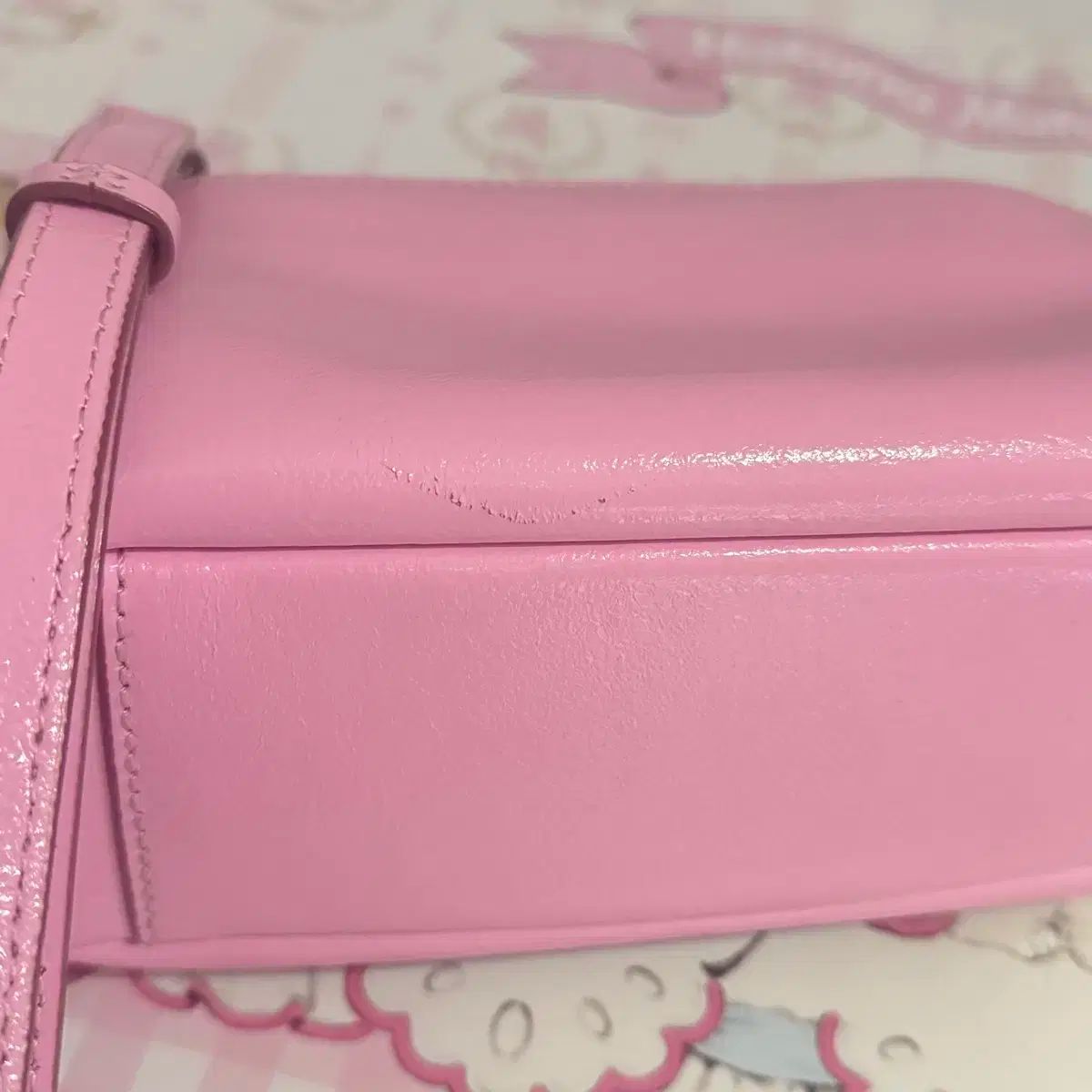 vunque ブンク バゲットバッグ ミニ ピンク DECORATOM_COM_BR