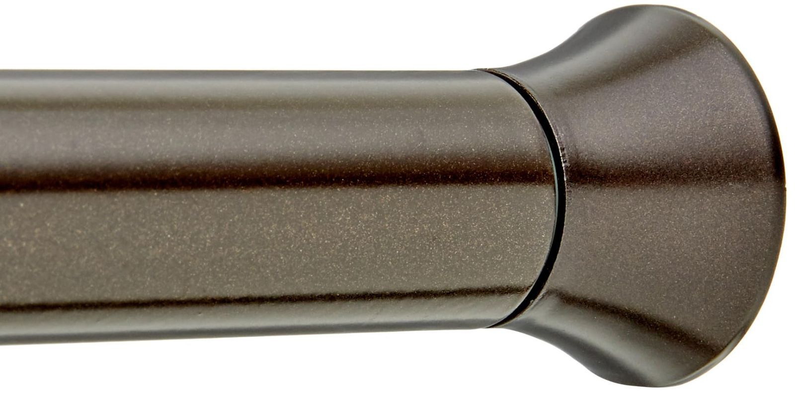 突っ張りカーテンロッド 61-91cm ベーシック ブロンズ